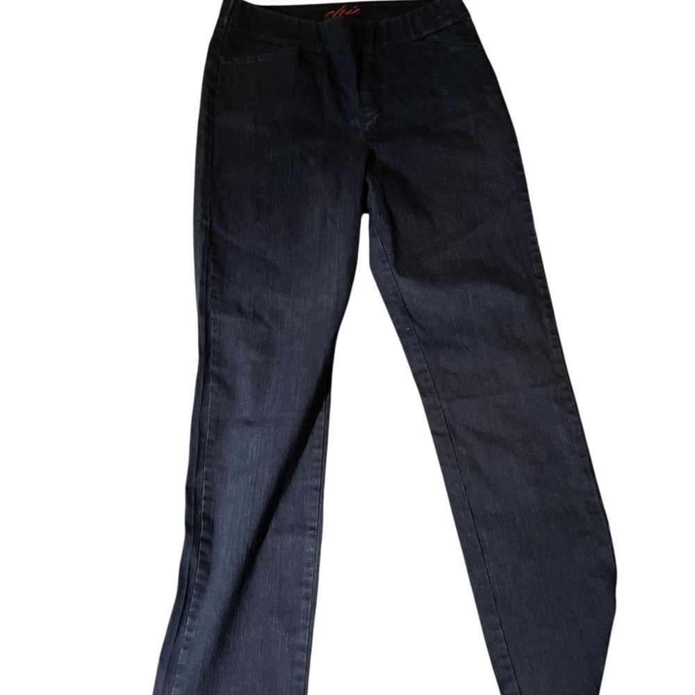 Women’s Chic Blue Rinse Pull on Skinny Jeans Size 8A
